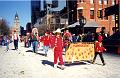 1998 - Indian Princess Fort Worth Stock Show Parade - Stephanie carrying the Tawakoni banner